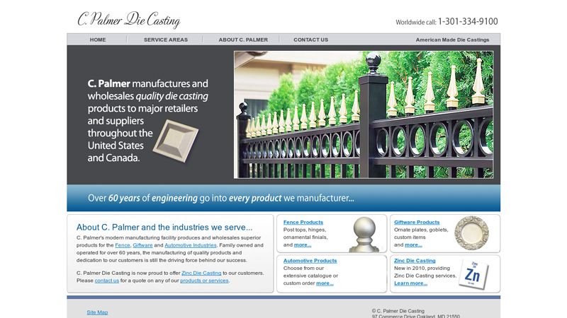 Die Casting - C Palmer Die Casting website | Die Casting Molds