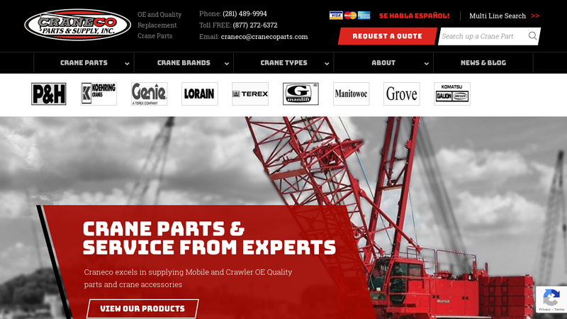 Home | Craneco Parts and Supply, Inc.