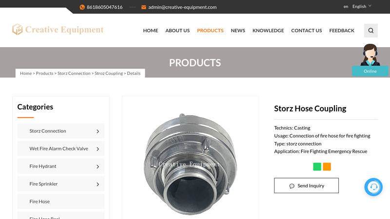 Image of China Storz Hose Coupling Manufacturers Suppliers Factory