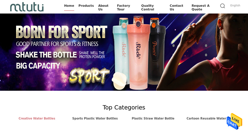 Quality Creative Water Bottles & Sports Plastic Water Bottles factory from China