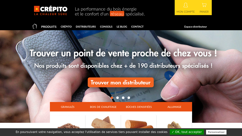 Crpito : achat vente bois de chauffage et b?ches de bois