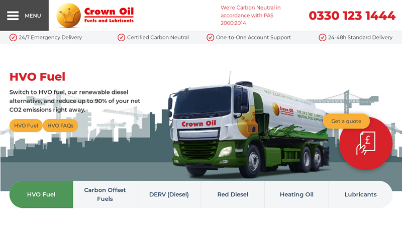 Crown Oil Ltd - Nationwide Fuels & Lubricants Supplier