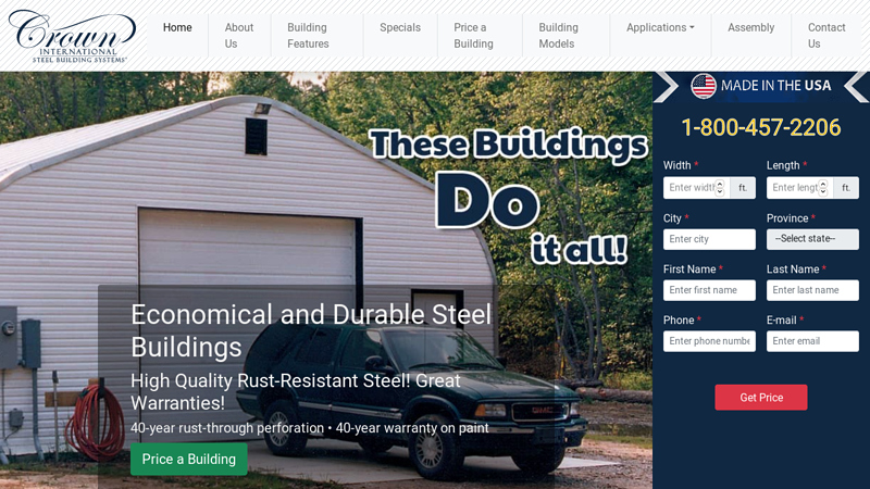 Crown Steel Buildings | Steel Buildings, Metal Buildings & Garages