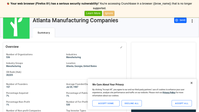 Image of List of top Atlanta Manufacturing Companies