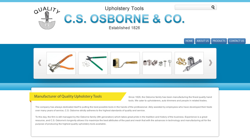 C.S. Osborne Upholstery hand tools