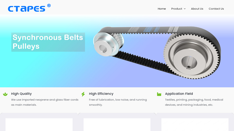 CTAPES  Synchronous Belts & Pulleys