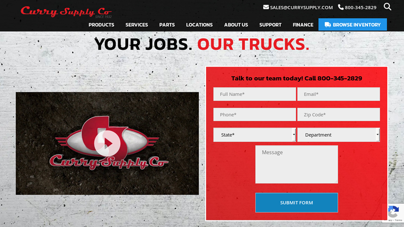 Curry Supply Co Truck Manufacturer | Trucks for Sale