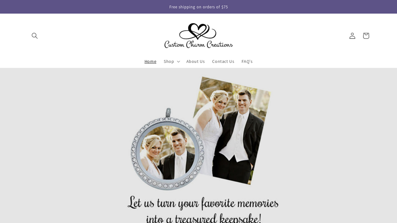 Custom Charm Creations - Picture Charms & Plates for Flolating Lockets