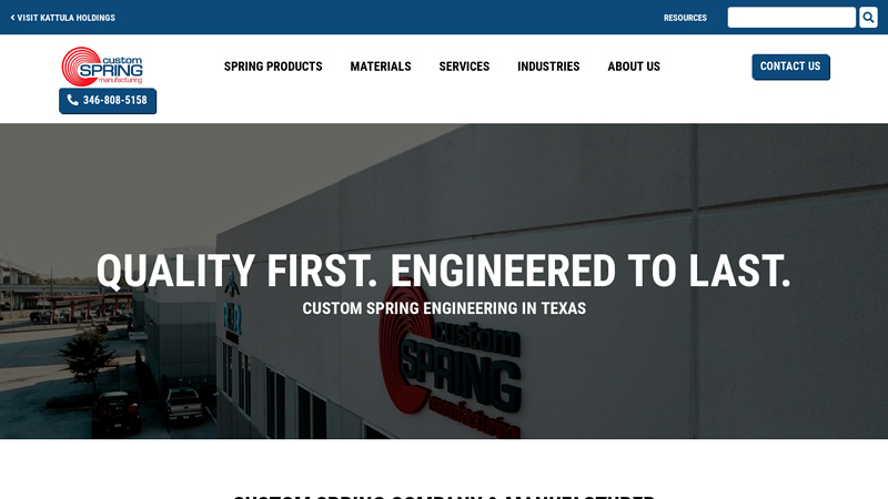 Custom Spring & Machine Component Manufacturer Houston | Custom Spring Manufacturing