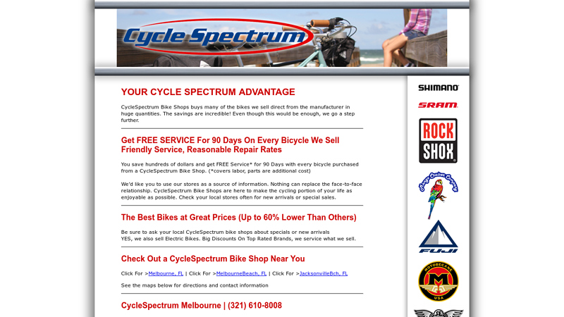 Your Local CycleSpectrum Bike Shops You Save Thousands off Brand Name Bikes