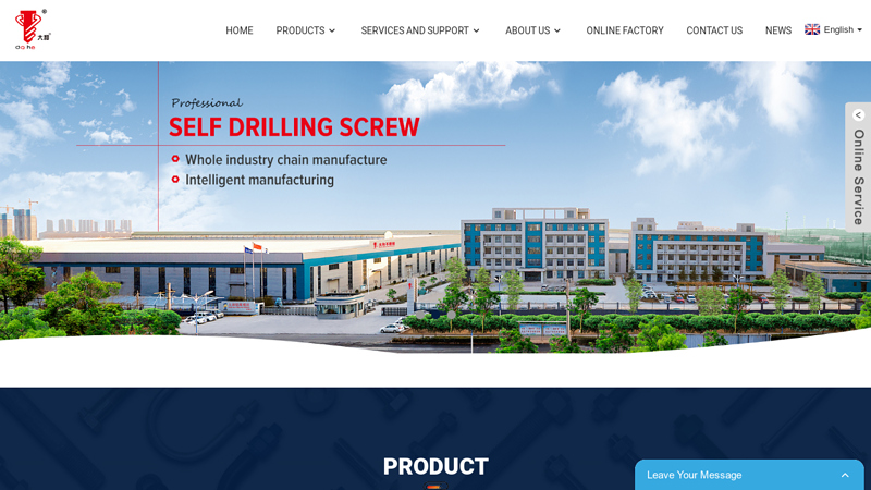 Screw, Self Drilling Screw, Self Tapping Screw - Dahe Industrial