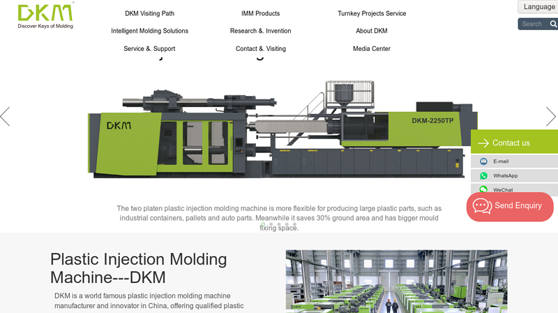 Plastic Injection Molding Machine|Injection Molding Machine|Plastic Injection Machines-DKM