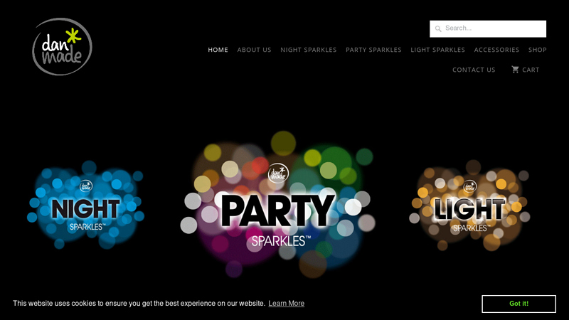 Danmade Ltd - Night Sparkles | Party Sparkles | Light Sparkles