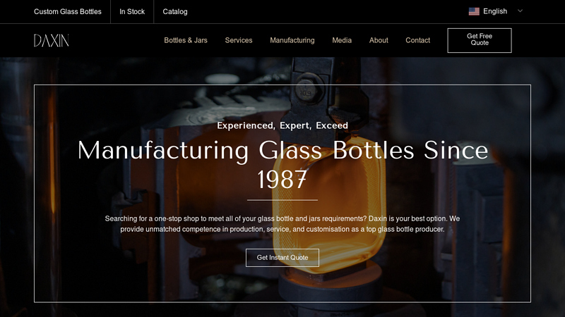 Marketable Glass Bottle Manufacturer C Daxin