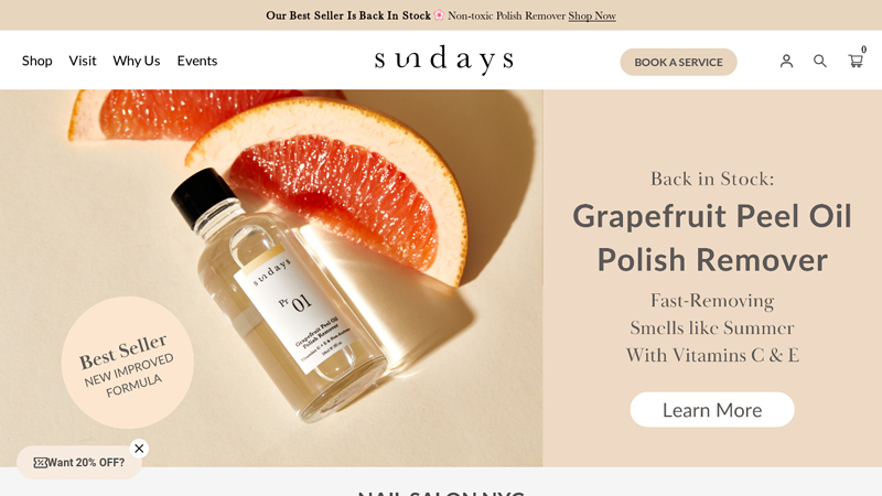 Nail Salon NYC | Non-Toxic & Vegan C Dear sundays