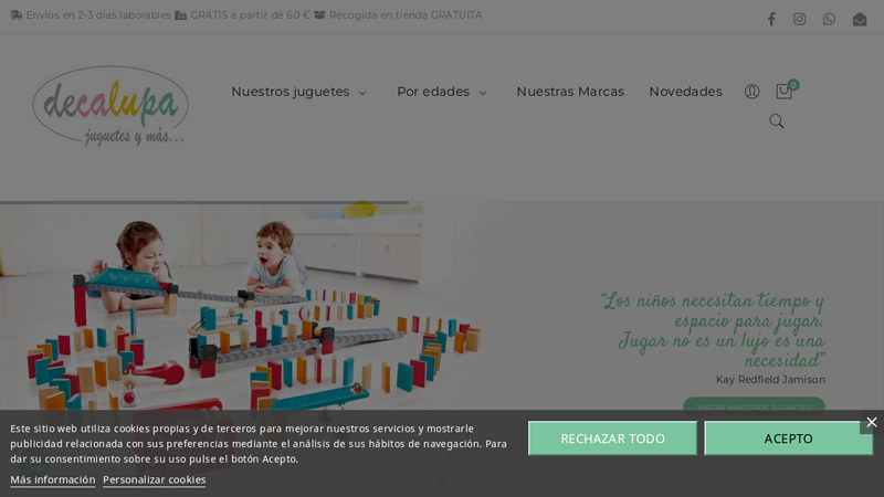 Decalupa juguetera - Tu tienda de juguetes y juegos didcticos y educativos