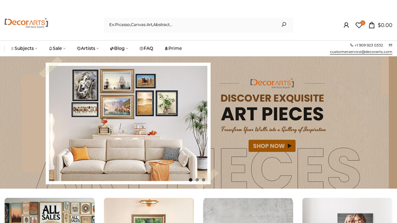 DecorArts is a professional wall art company located in California.