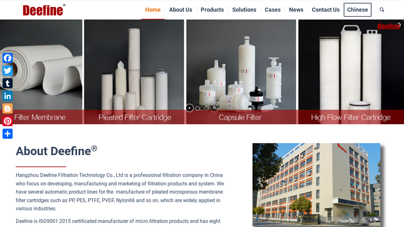 Filter Cartridge,Capsule Filter Suppliers & Factory China-Deefine Filtration