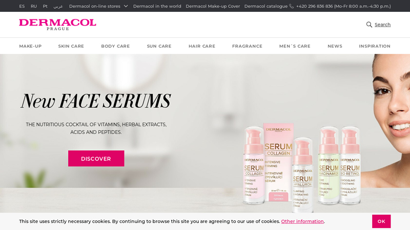 Home page ? Dermacol C skin care, body care and make-up