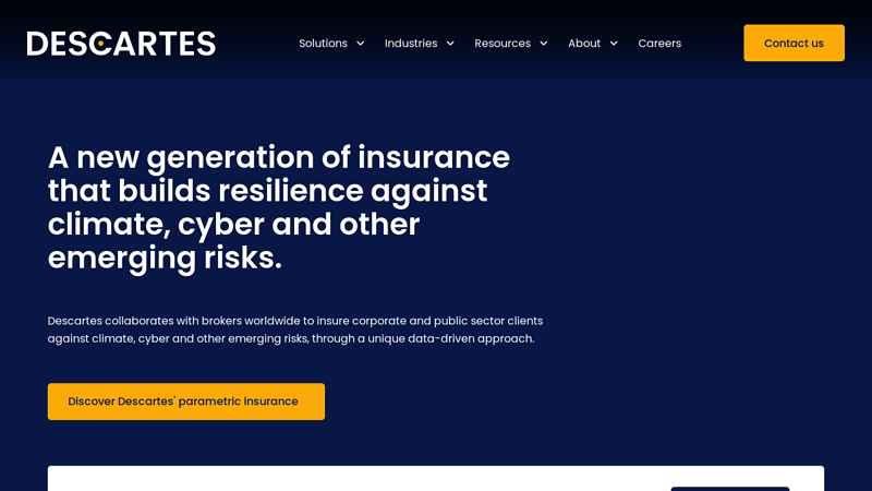 Parametric Insurance for Climate, Cyber & Emerging Risks