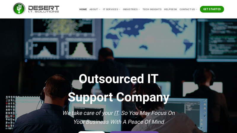 Outsourced IT Support Company Las Vegas, Phoenix, Dallas | Desert IT Solutions