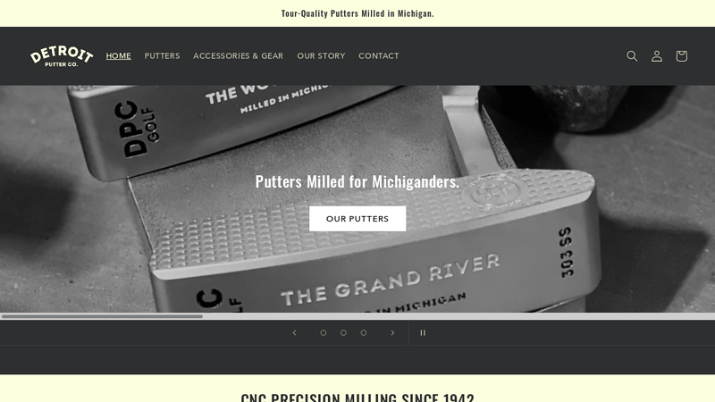 Michigan-Made Tour-Quality Putters: Precision-Milled for Optimal Golf