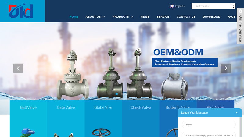 Globe Valve, Ball Valve, Gate Valve, Check Valve - Didlink Group