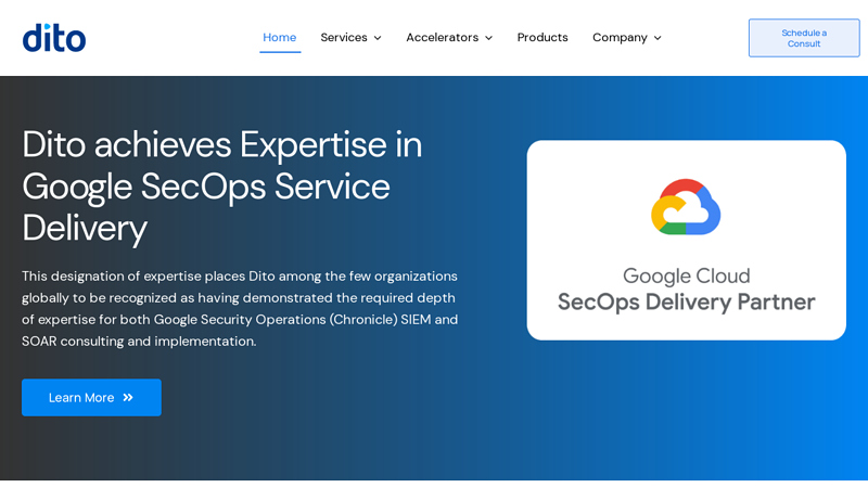 Home - Dito | Google Cloud & Cybersecurity Solutions - GCP, Workspace, Google Maps, Chronicle, SecOps, DevOps