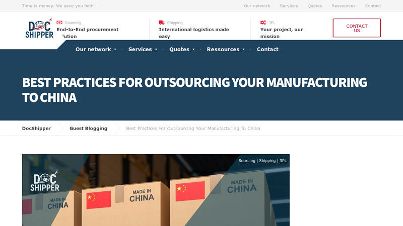 Image of Best Practices For Outsourcing Your Manufacturing To China