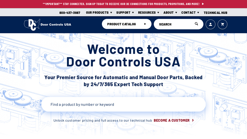 Door Controls USA | Automatic and Manual Door Parts