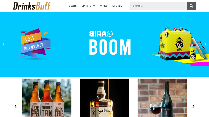 Homepage - DrinksBuff