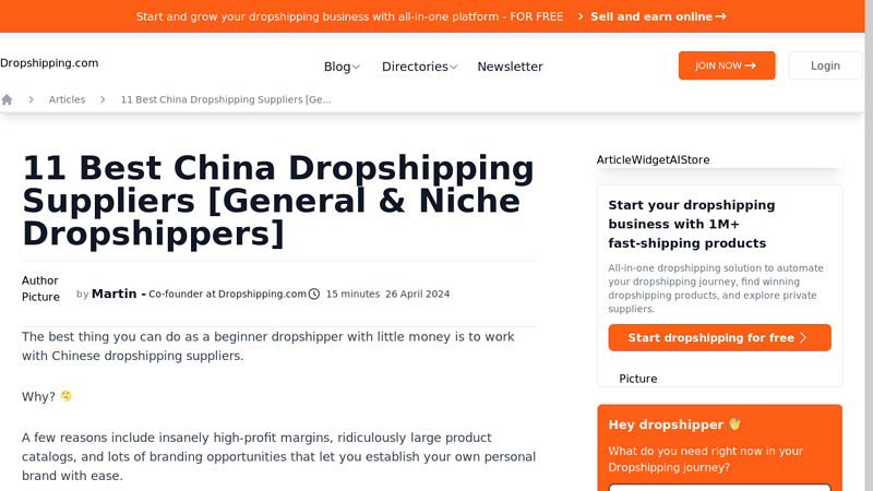 Image of 11 Best Chinese Dropshipping Suppliers In Any Niche