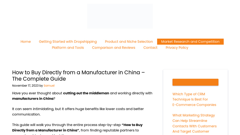 Image of How to Buy Directly from a Manufacturer in China