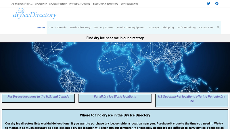 Dry Ice Directory - DryiceDirectory