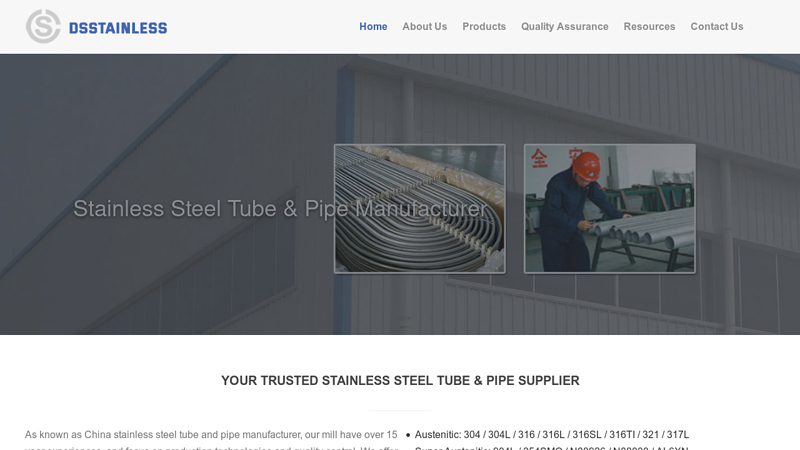 Image of Stainless Steel Tube & Pipe manufacturer in China