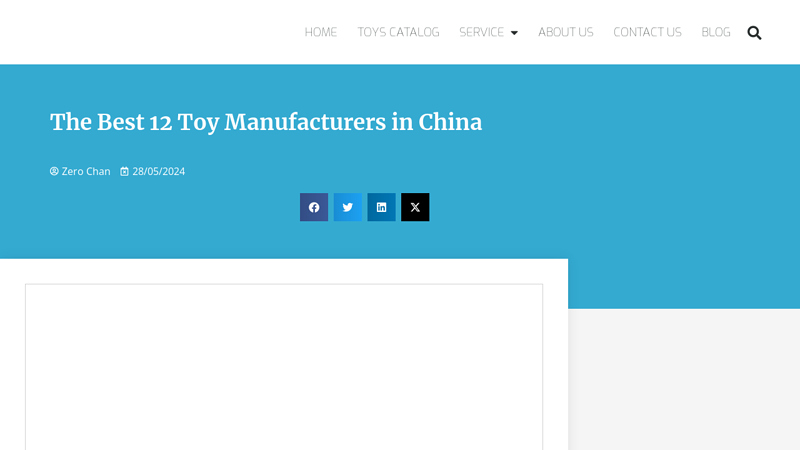 Image of Top 12 Toy Manufacturers in China: Quality and Innovation