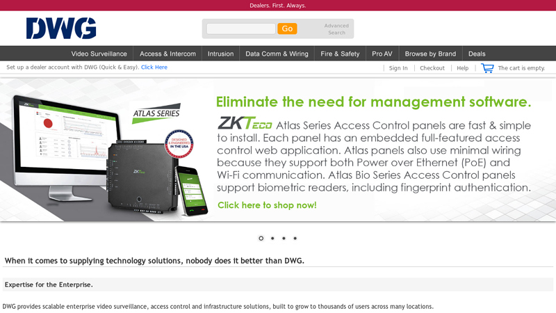 Video Surveillance and Security distributor in United States | DWG