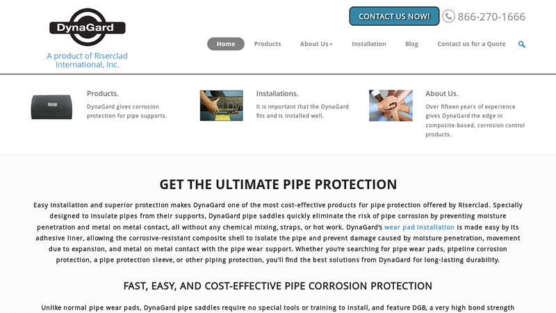 Pipeline Corrosion Protection | Wear Pads For Piping, Pipe Protection Sleeve - DynaGard