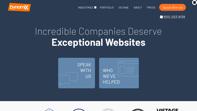 Exceptional Websites for Incredible Companies | DynamiX