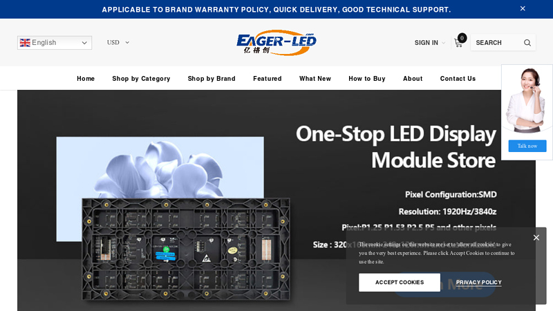 LED Display Module, LED Screen Controller and LED Video Processor