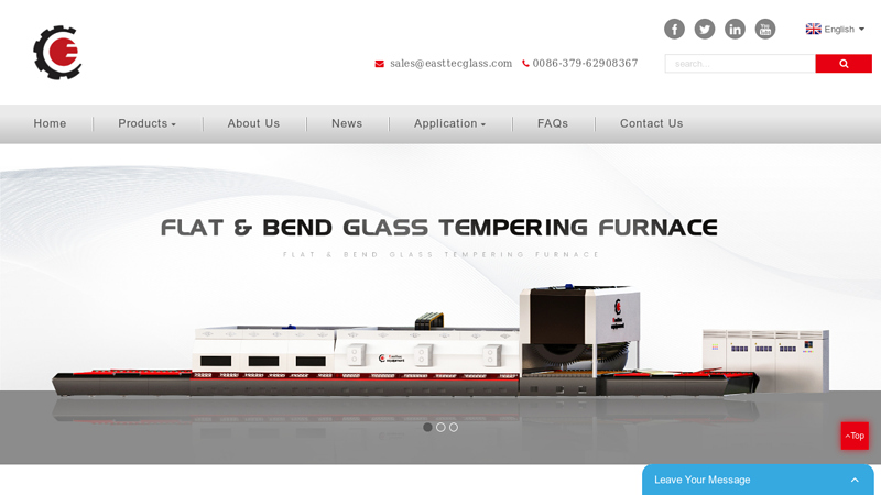 Glass Tempering Machine, Glass Seaming Machine, Glass Cutting Machine