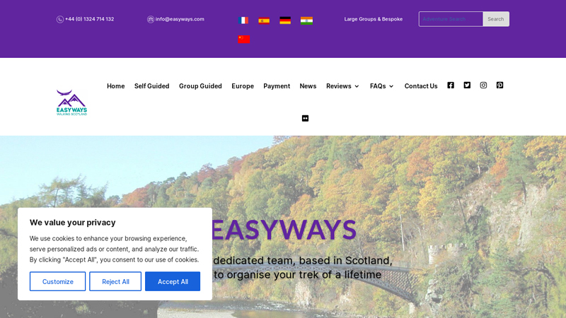 Home - EasyWays Walking Holidays