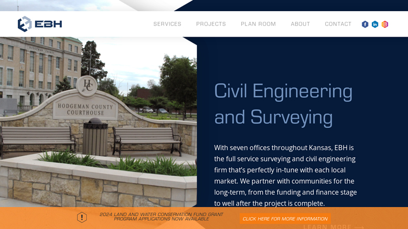 EBH | Civil Engineering and Surveying Firm, Kansas