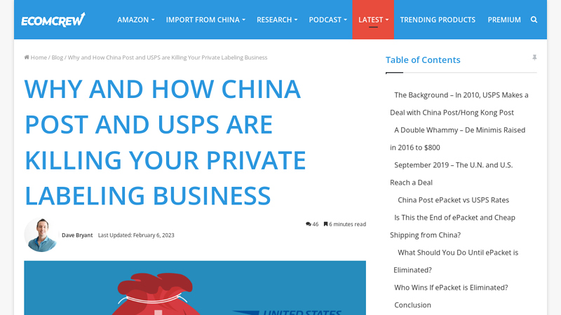 Image of Why and How China Post and USPS are Killing Your Private ...