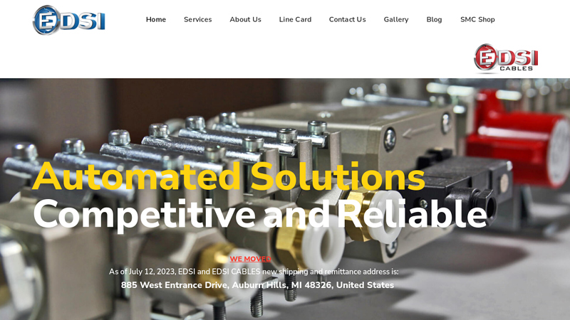 Supplier of Pneumatics, Cables & Control Panels in Michigan