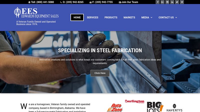 Custom Industrial Fabricator, Industrial Powder Coating, Birmingham Alabama