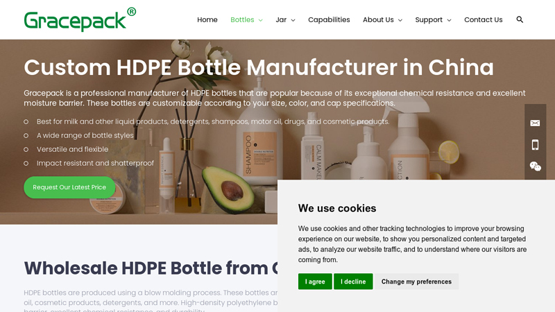 Image of HDPE Bottles Manufacturer in China