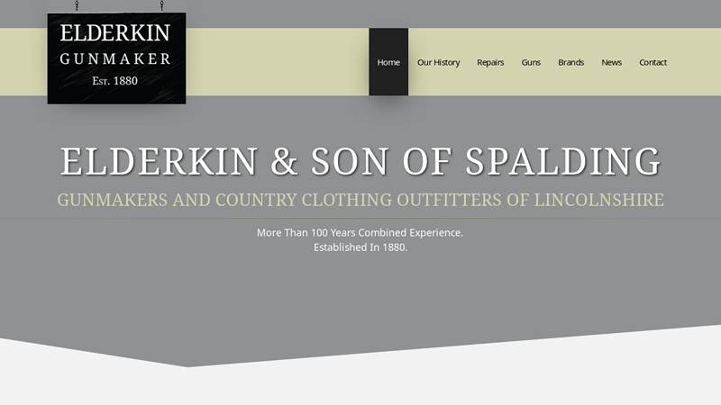 Elderkin & Son Gunmakers of Spalding Lincolnshire since 1880