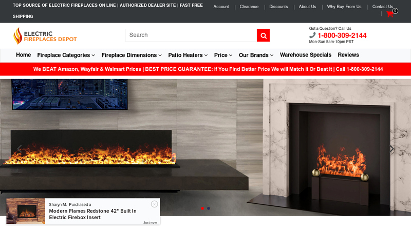 Best Electric Fireplaces Inserts for Sale - High-Quality Modern Design C Electric Fireplaces Depot