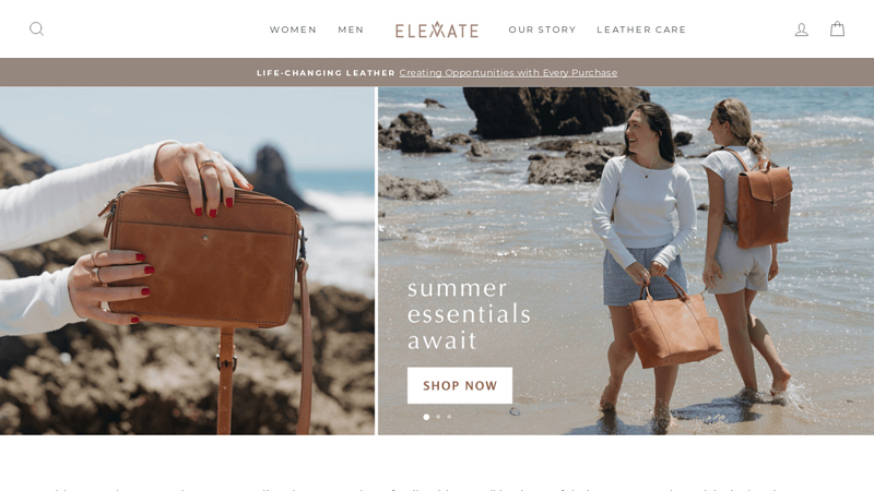 Elevate | Full-Grain Leather Bags & Accessories